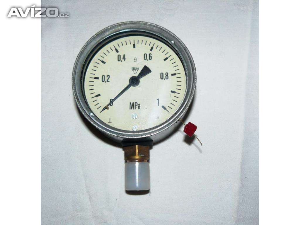 Manometr průměr 100 mm  0-1,0 MPa (0-10 bar)
